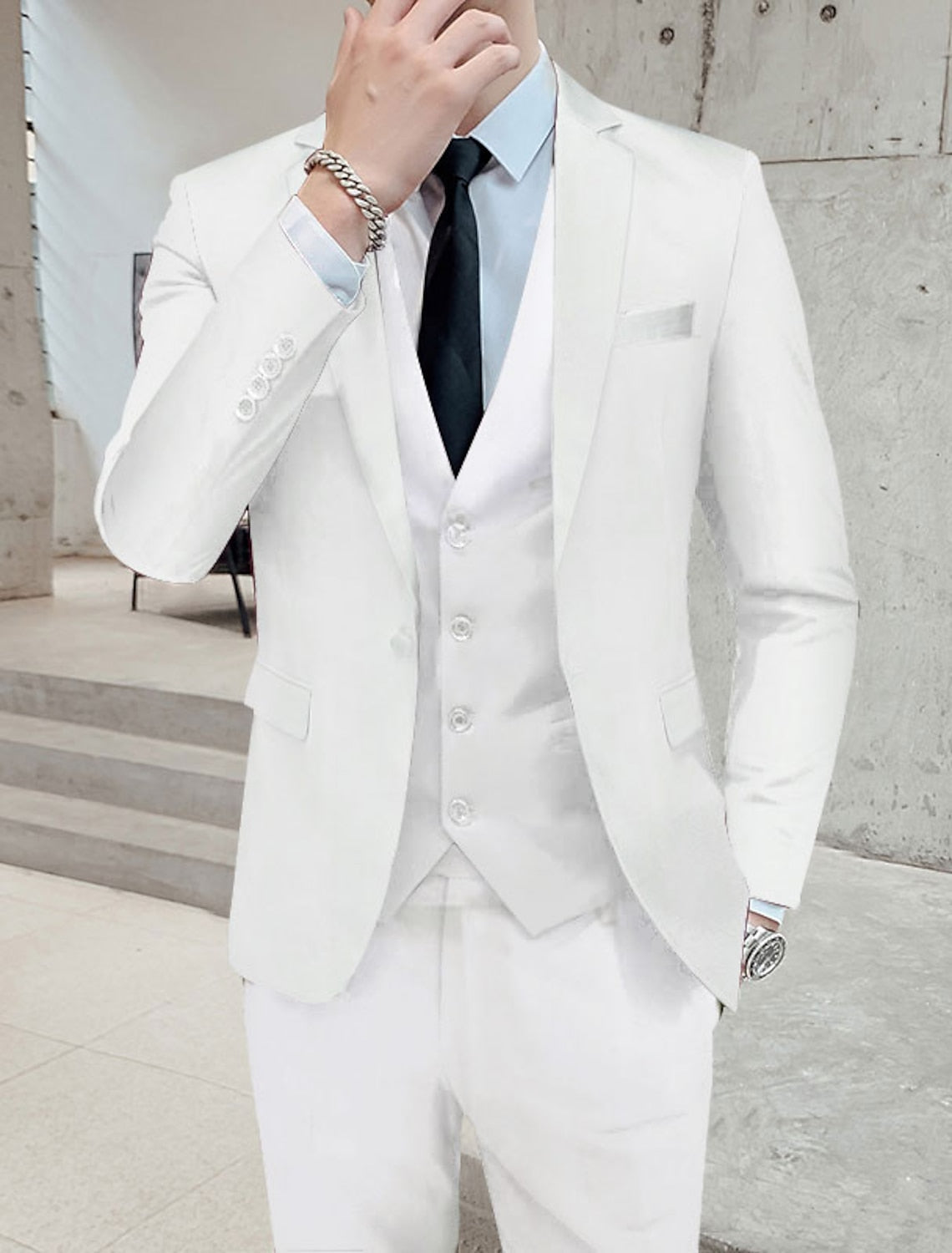 Kane | Men's Slim Fit 3 Piece Wedding Formal Suit