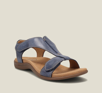Dove | T-Bar Strappy Open Toe Orthopedic Arch Support Cushioned Sandal