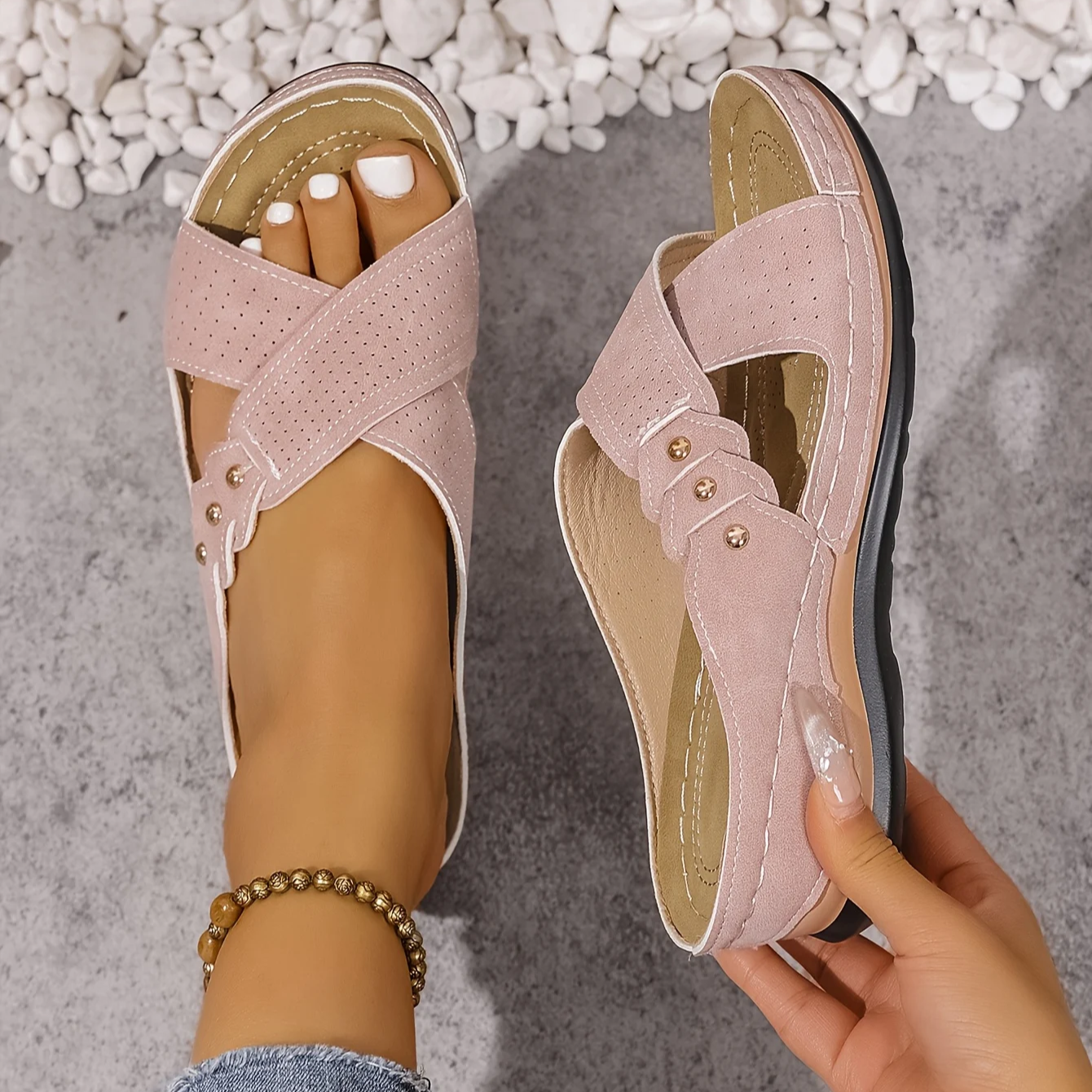 Ezera | Women's Orthopedic Arch Support Wedge Sandal
