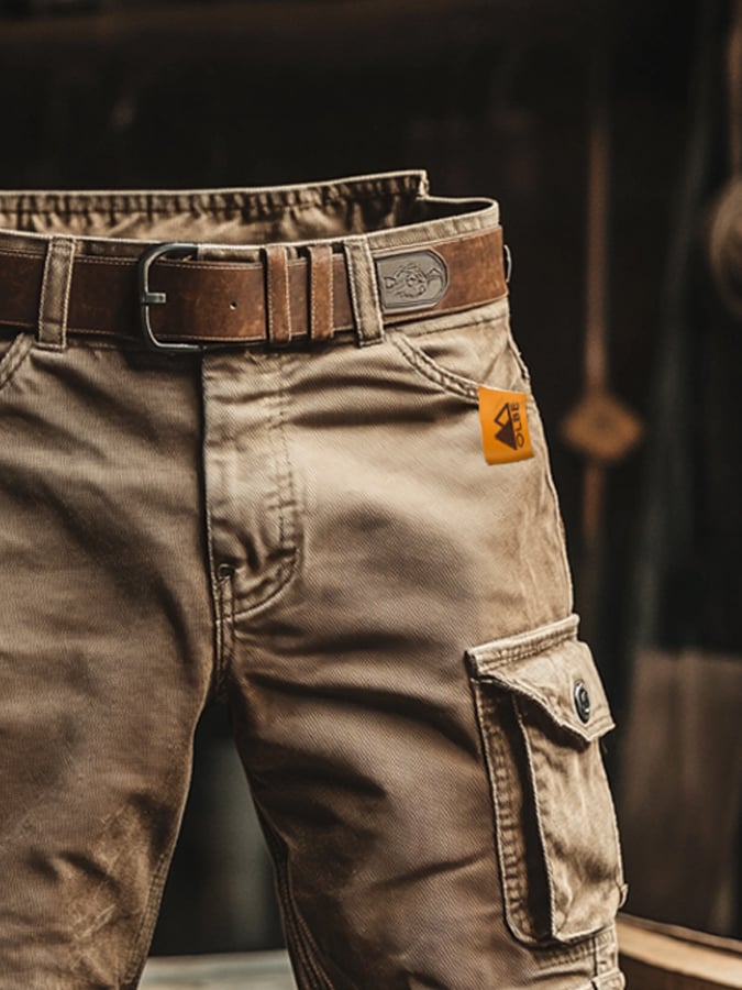 Ruger | Men's Vintage Relaxed Fit Cargo Shorts