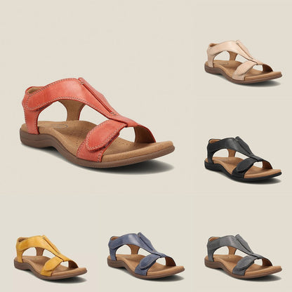 Dove | T-Bar Strappy Open Toe Orthopedic Arch Support Cushioned Sandal