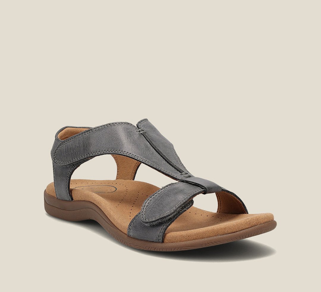 Dove | T-Bar Strappy Open Toe Orthopedic Arch Support Cushioned Sandal