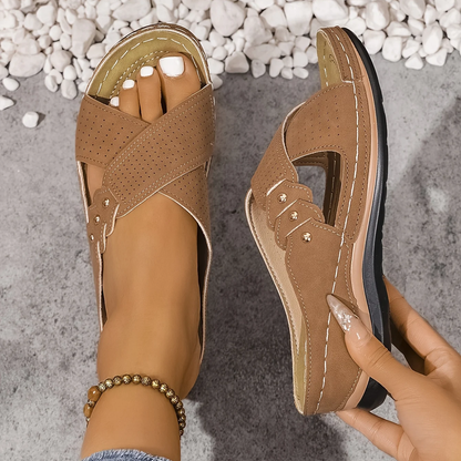 Ezera | Women's Orthopedic Arch Support Wedge Sandal