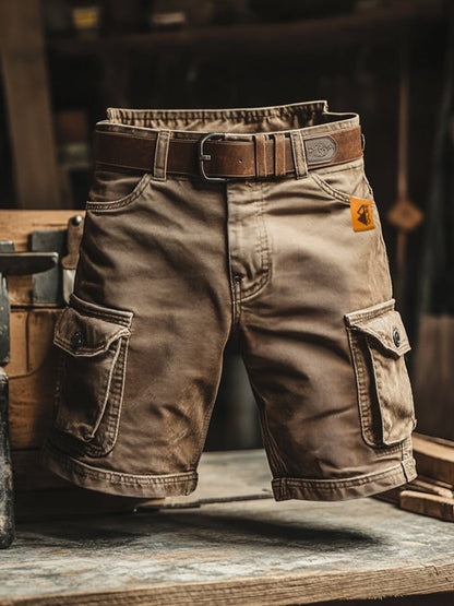 Ruger | Men's Vintage Relaxed Fit Cargo Shorts