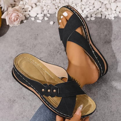 Ezera | Women's Orthopedic Arch Support Wedge Sandal