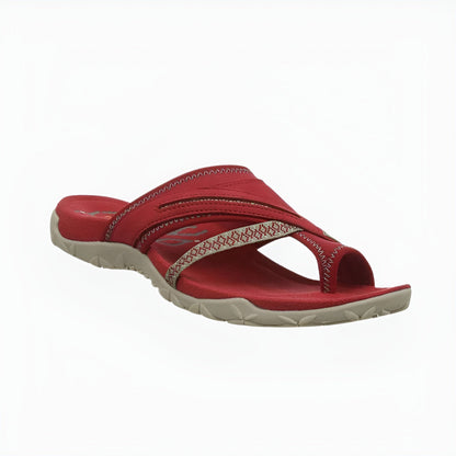 Afonina | Cross Strap Toe Loop Open Toe Orthopedic Sandal