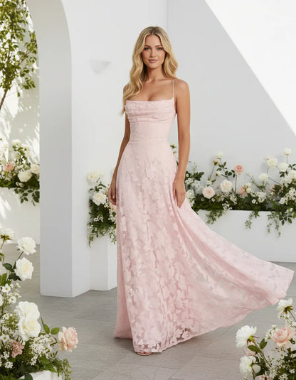 Juliette | Women's Burgundy Lace Square Neck Wedding Guest Dress