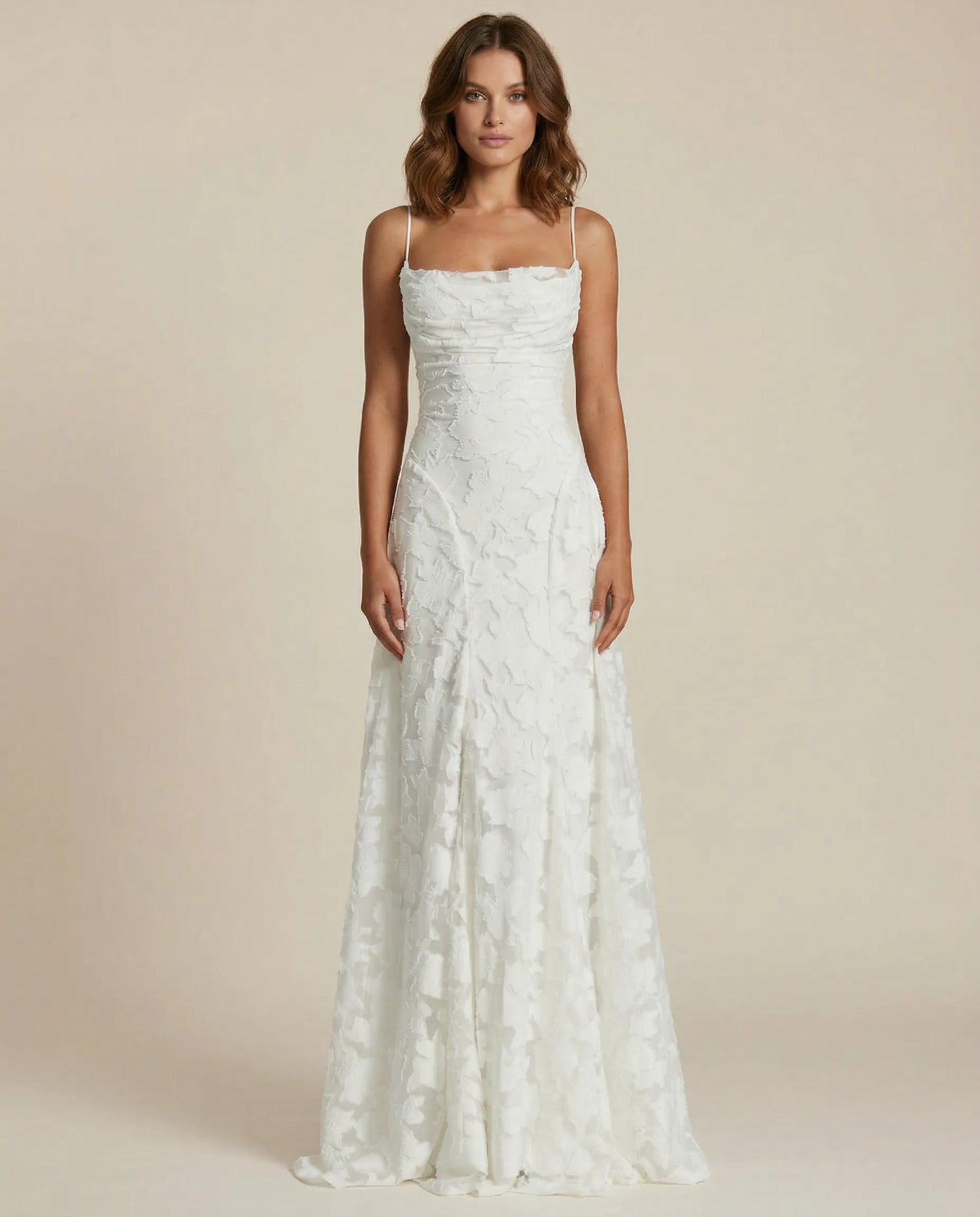 Juliette | Women's Burgundy Lace Square Neck Wedding Guest Dress