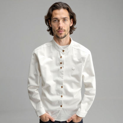 Kai | Button Down Collar Long Sleeve Slim Fit Casual Shirt