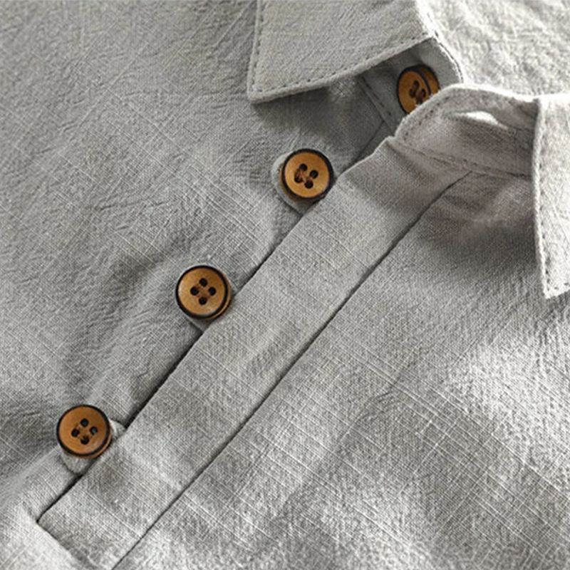 Edward | Men's Linen Blend Classic Relaxed Polo Shirt