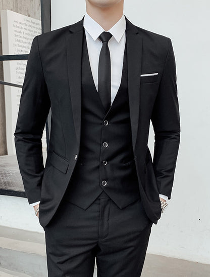Kane | Men's Slim Fit 3 Piece Wedding Formal Suit
