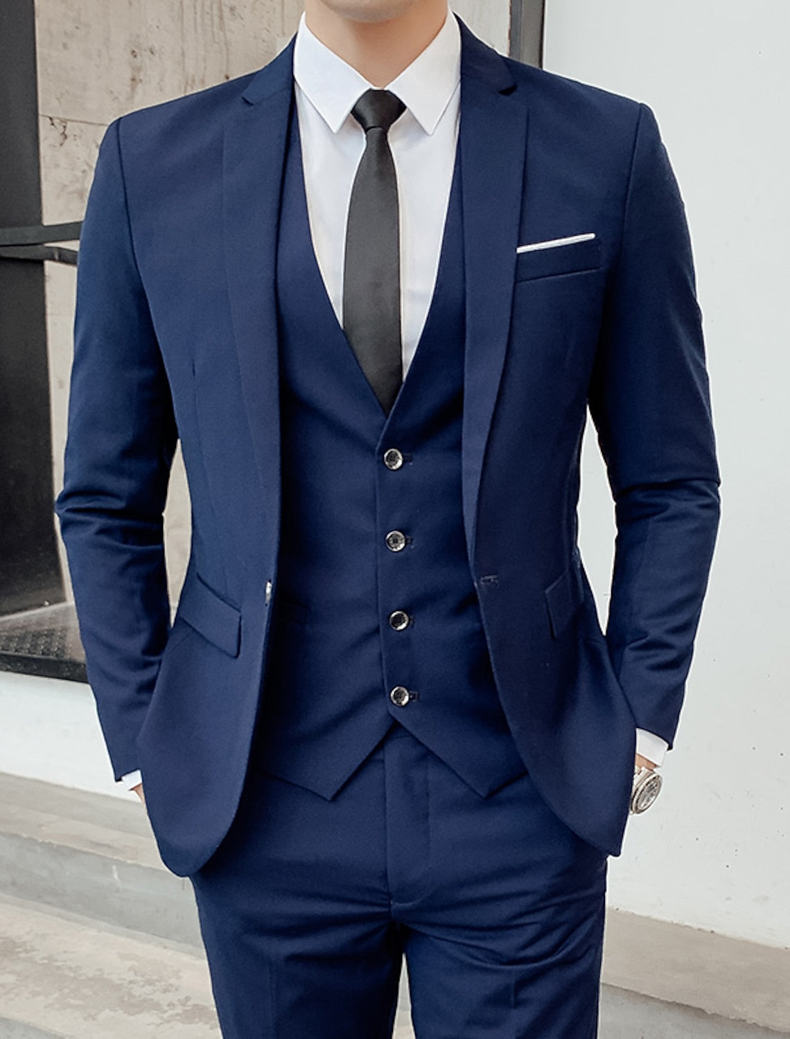 Kane | Men's Slim Fit 3 Piece Wedding Formal Suit