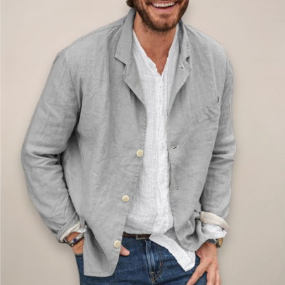 Reece | Men's Linen Blend Relaxed Fit Casual Summer Blazer