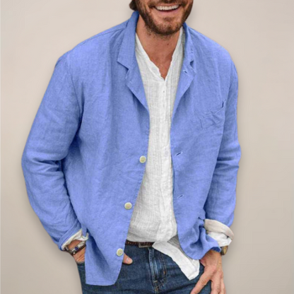 Reece | Men's Linen Blend Relaxed Fit Casual Summer Blazer