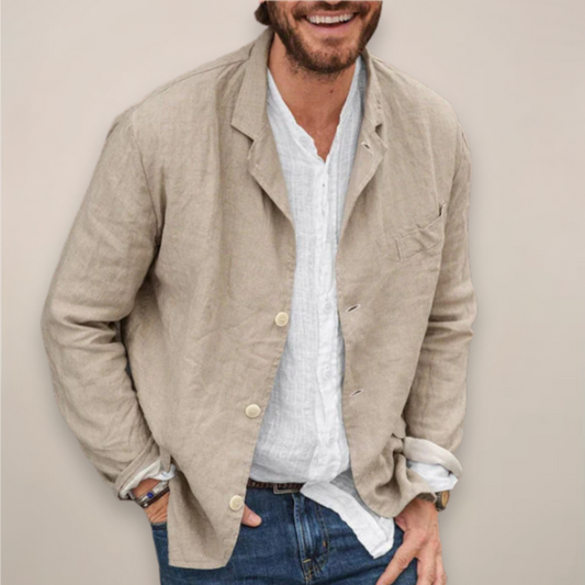 Reece | Men's Linen Blend Relaxed Fit Casual Summer Blazer