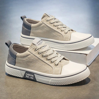 Zorion | Men's Retro Canvas Lace Up Casual Sneaker