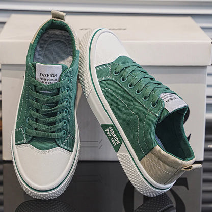 Zorion | Men's Retro Canvas Lace Up Casual Sneaker
