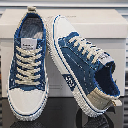 Zorion | Men's Retro Canvas Lace Up Casual Sneaker