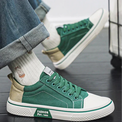 Zorion | Men's Retro Canvas Lace Up Casual Sneaker