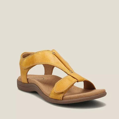Dove | T-Bar Strappy Open Toe Orthopedic Arch Support Cushioned Sandal