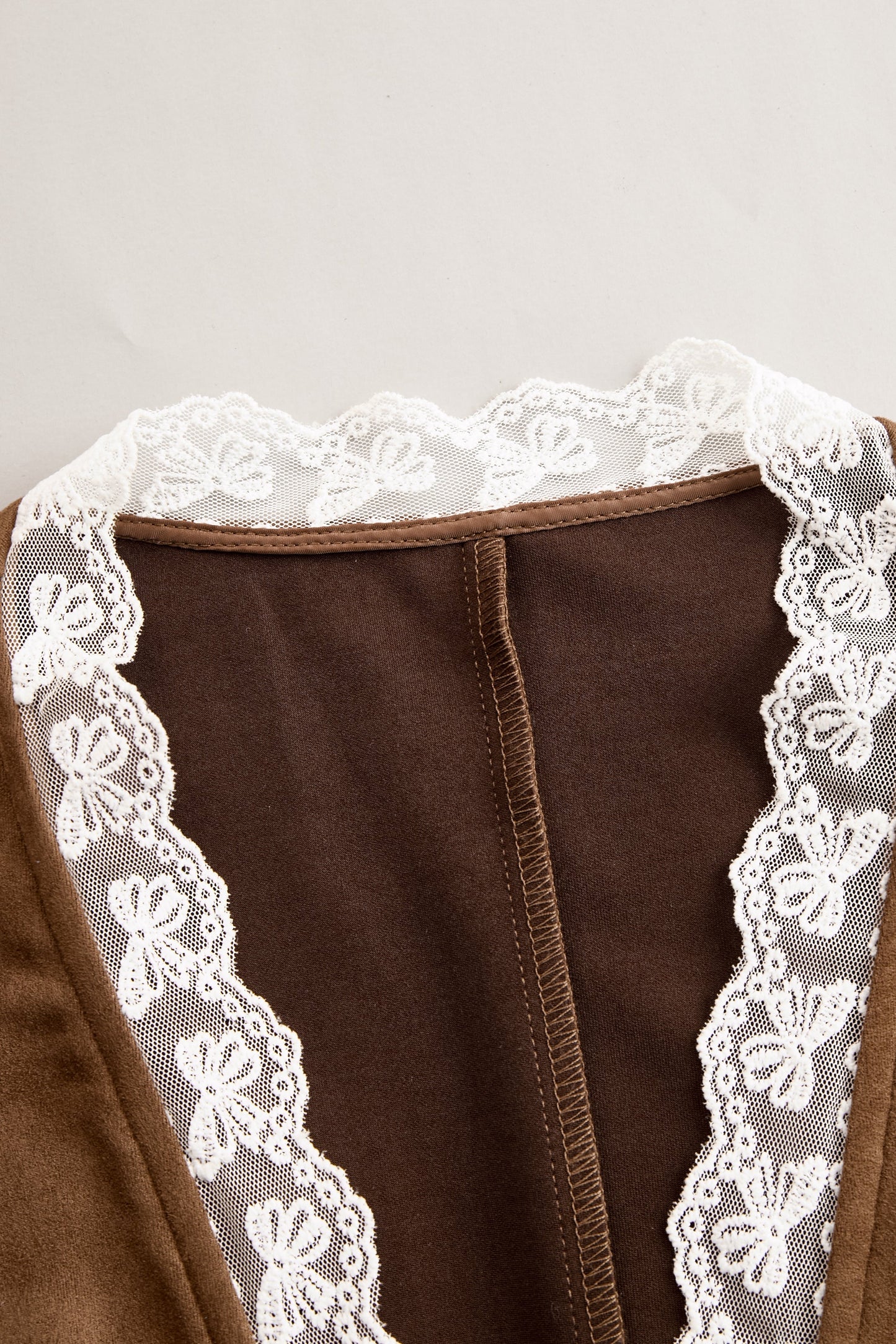 Elowen | V Neck Long Sleeve Lace Western Boho Blouse