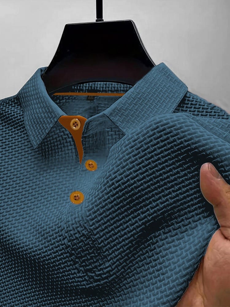 Marco | Men's Breathable Textured Modern Polo Shirt