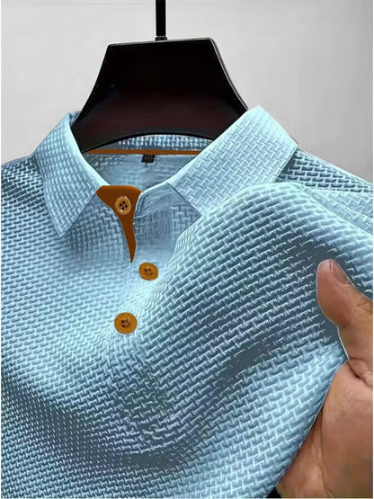 Marco | Men's Breathable Textured Modern Polo Shirt