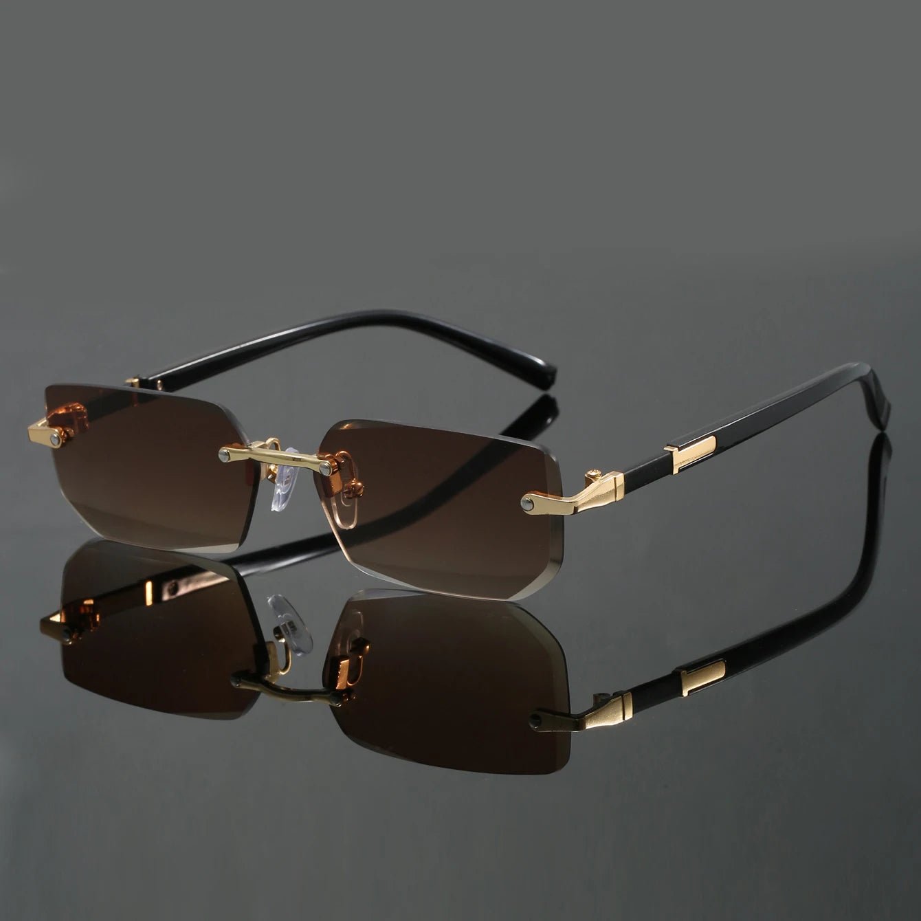 Isla | Sunglasses Rimless Cut Edge UV400 Protection Unisex