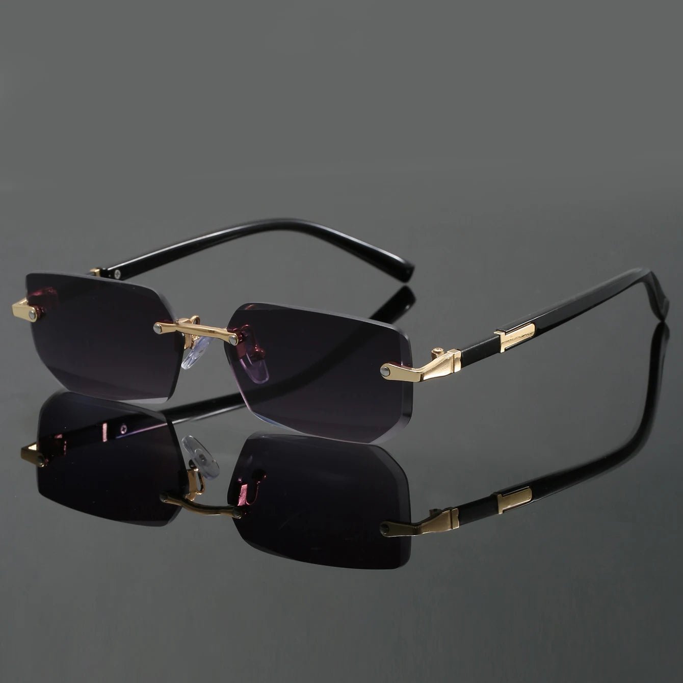 Isla | Sunglasses Rimless Cut Edge UV400 Protection Unisex